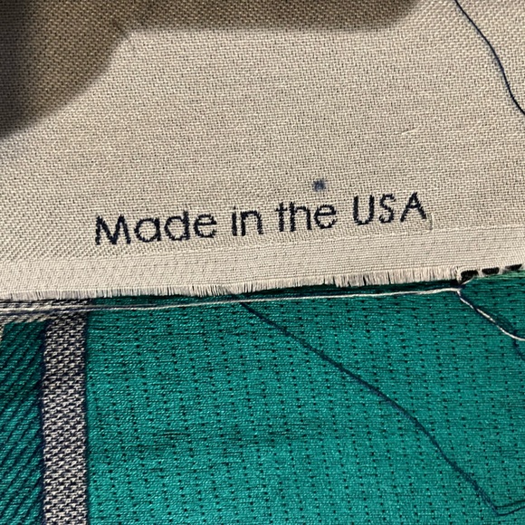 NEW 2 square by design pillow panels teal blue - Picture 7 of 8